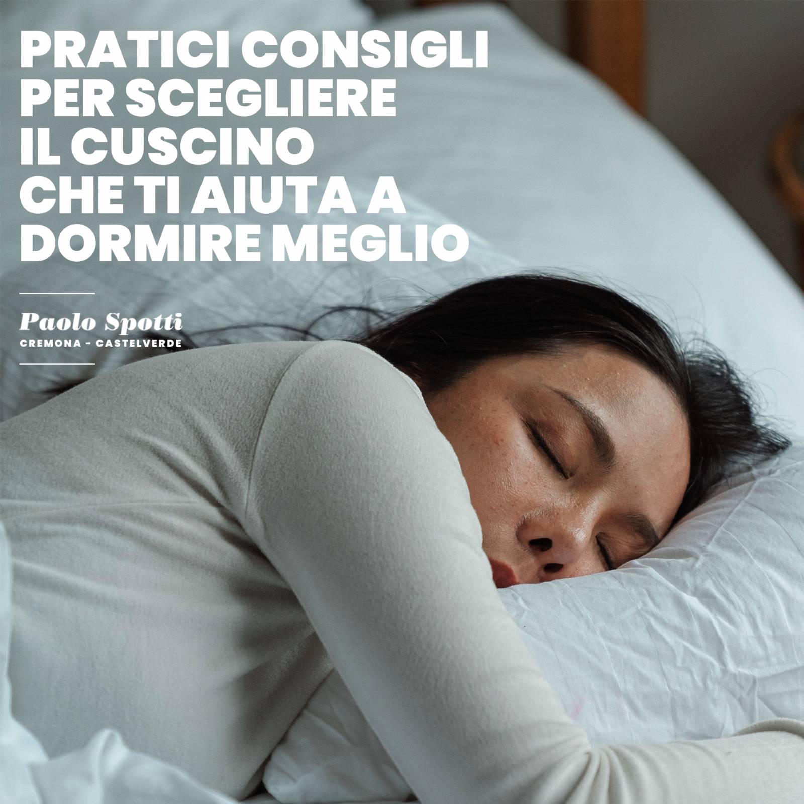 Come pulire il cuscino in memory foam - Paolo Spotti - Cremona